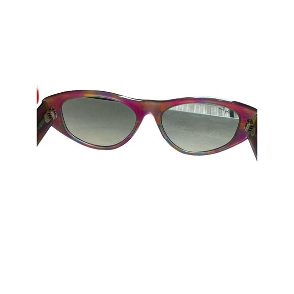 Ray Ban RB 4152 VAGABOND 1058/32 2N Sunglasses Made in Italy Trendy Cat Eye ! - Picture 7 of 11